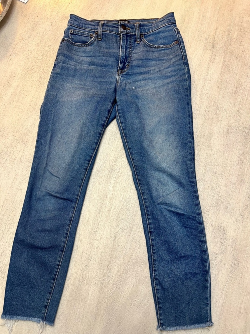 J. Crew Factory Skinny Jeans in Medium Blue Wash